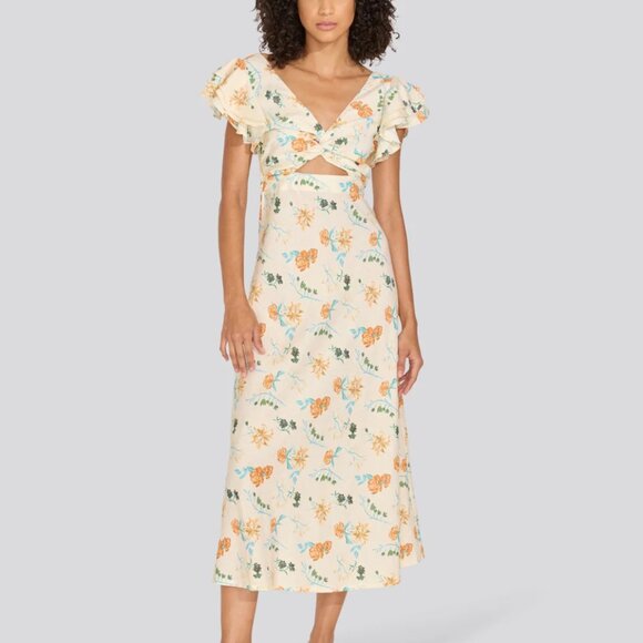 WORN ONCE ONLY: Solid & Striped Renata Dress - Brule Multi Floral - Picture 1 of 7